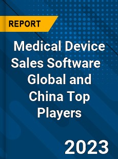 Medical Device Sales Software Global and China Top Players Market