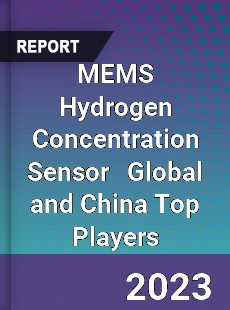 MEMS Hydrogen Concentration Sensor Global and China Top Players Market