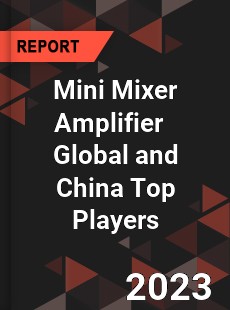 Mini Mixer Amplifier Global and China Top Players Market