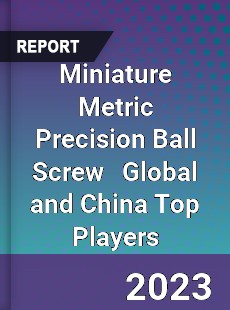 Miniature Metric Precision Ball Screw Global and China Top Players Market