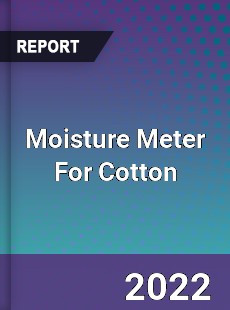 Moisture Meter For Cotton Market