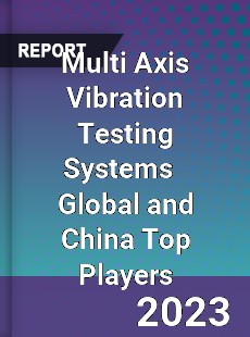 Multi Axis Vibration Testing Systems Global and China Top Players Market