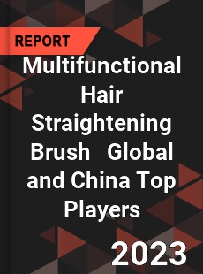 Multifunctional Hair Straightening Brush Global and China Top Players Market