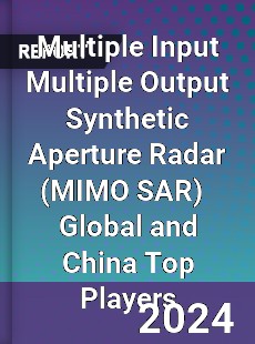 Multiple Input Multiple Output Synthetic Aperture Radar Global and China Top Players Market