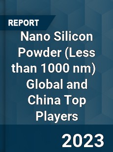 Nano Silicon Powder Global and China Top Players Market