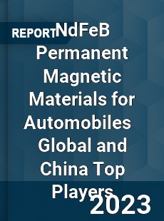 NdFeB Permanent Magnetic Materials for Automobiles Global and China Top Players Market