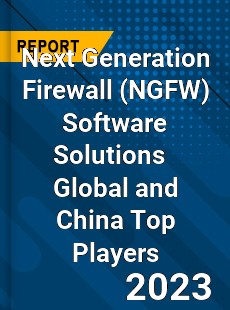 Next Generation Firewall Software Solutions Global and China Top Players Market