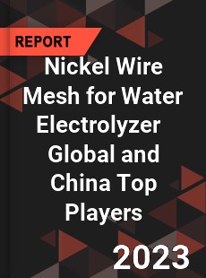 Nickel Wire Mesh for Water Electrolyzer Global and China Top Players Market