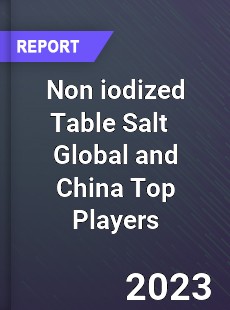 Non iodized Table Salt Global and China Top Players Market