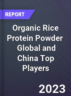 Organic Rice Protein Powder Global and China Top Players Market