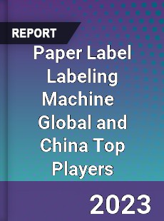 Paper Label Labeling Machine Global and China Top Players Market