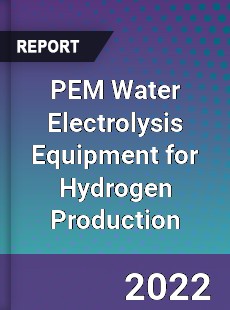 PEM Water Electrolysis Equipment for Hydrogen Production Market