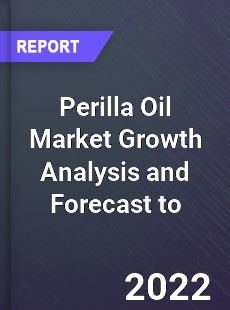 Perilla Oil Market Growth Analysis and Forecast to