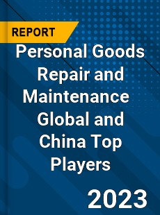 Personal Goods Repair and Maintenance Global and China Top Players Market