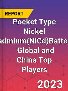 Pocket Type Nickel cadmiumBattery Global and China Top Players Market