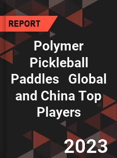 Polymer Pickleball Paddles Global and China Top Players Market