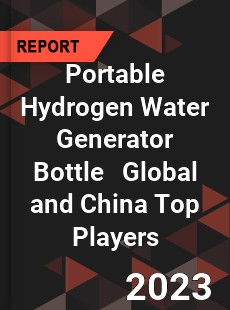 Portable Hydrogen Water Generator Bottle Global and China Top Players Market