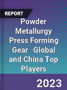 Powder Metallurgy Press Forming Gear Global and China Top Players Market