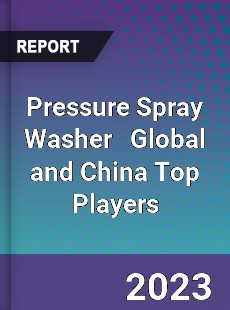 Pressure Spray Washer Global and China Top Players Market