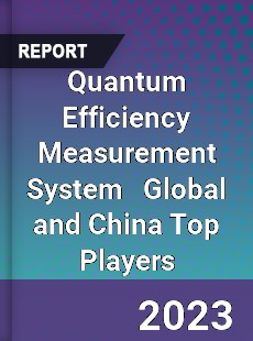 Quantum Efficiency Measurement System Global and China Top Players Market