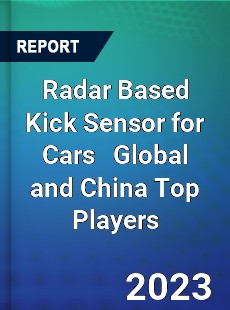 Radar Based Kick Sensor for Cars Global and China Top Players Market