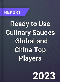 Ready to Use Culinary Sauces Global and China Top Players Market