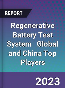 Regenerative Battery Test System Global and China Top Players Market