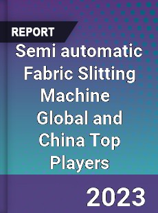 Semi automatic Fabric Slitting Machine Global and China Top Players Market