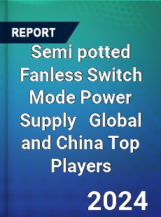 Semi potted Fanless Switch Mode Power Supply Global and China Top Players Market