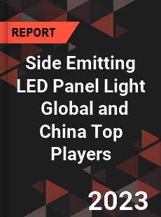 Side Emitting LED Panel Light Global and China Top Players Market