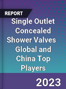 Single Outlet Concealed Shower Valves Global and China Top Players Market