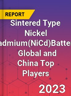 Sintered Type Nickel cadmiumBattery Global and China Top Players Market