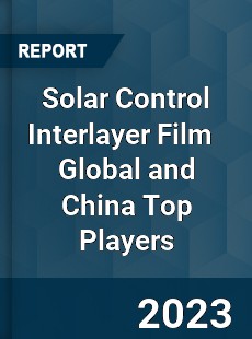 Solar Control Interlayer Film Global and China Top Players Market