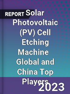 Solar Photovoltaic Cell Etching Machine Global and China Top Players Market