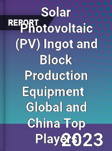 Solar Photovoltaic Ingot and Block Production Equipment Global and China Top Players Market