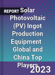 Solar Photovoltaic Ingot Production Equipment Global and China Top Players Market