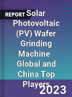 Solar Photovoltaic Wafer Grinding Machine Global and China Top Players Market