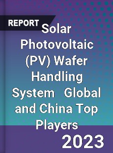 Solar Photovoltaic Wafer Handling System Global and China Top Players Market