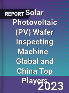 Solar Photovoltaic Wafer Inspecting Machine Global and China Top Players Market