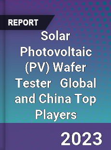 Solar Photovoltaic Wafer Tester Global and China Top Players Market