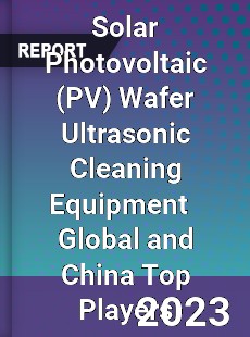 Solar Photovoltaic Wafer Ultrasonic Cleaning Equipment Global and China Top Players Market