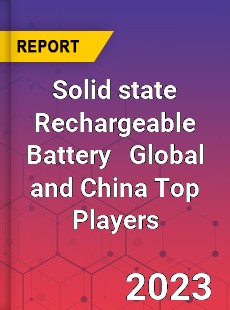 Solid state Rechargeable Battery Global and China Top Players Market