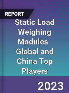 Static Load Weighing Modules Global and China Top Players Market