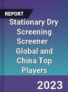 Stationary Dry Screening Screener Global and China Top Players Market