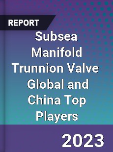 Subsea Manifold Trunnion Valve Global and China Top Players Market