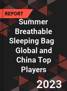 Summer Breathable Sleeping Bag Global and China Top Players Market