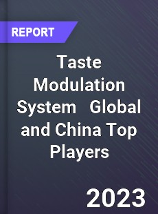 Taste Modulation System Global and China Top Players Market