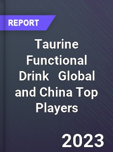 Taurine Functional Drink Global and China Top Players Market