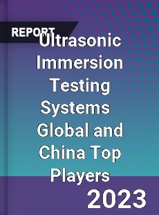 Ultrasonic Immersion Testing Systems Global and China Top Players Market