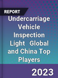 Undercarriage Vehicle Inspection Light Global and China Top Players Market